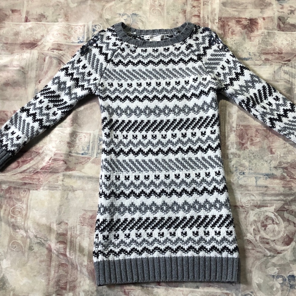 Max Studio Jeweled Sweater Dress Size 5/6